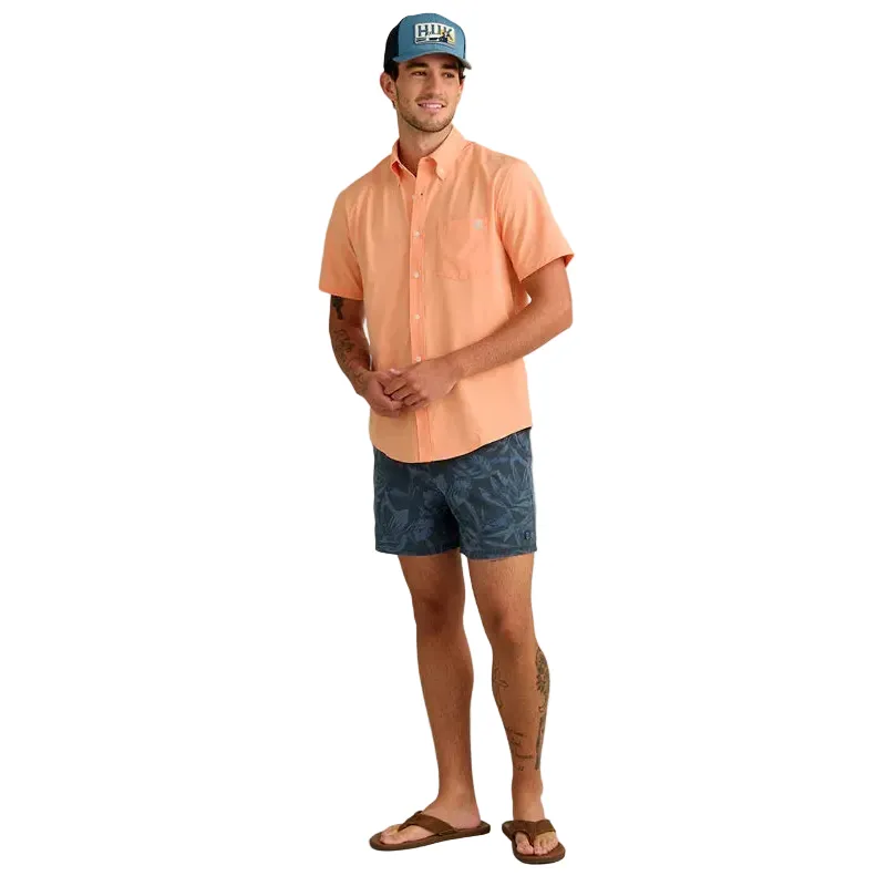 Men's Huk Coral Reef Kona Button-down Short Sleeve Shirt H1500154-818 - Image 3