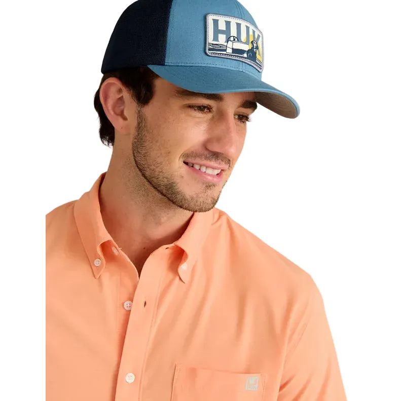 Men's Huk Coral Reef Kona Button-down Short Sleeve Shirt H1500154-818 - Image 5