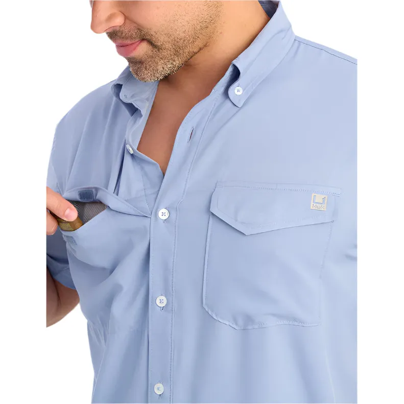 Men's Huk Tide Point Short Sleeve Button-Down H1500171-462 - Image 5