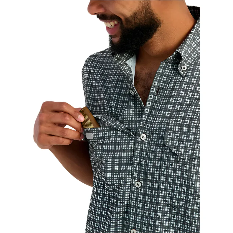 Men's Huk Tide Point Short Sleeve Button-Down H1500220-064 - Image 6