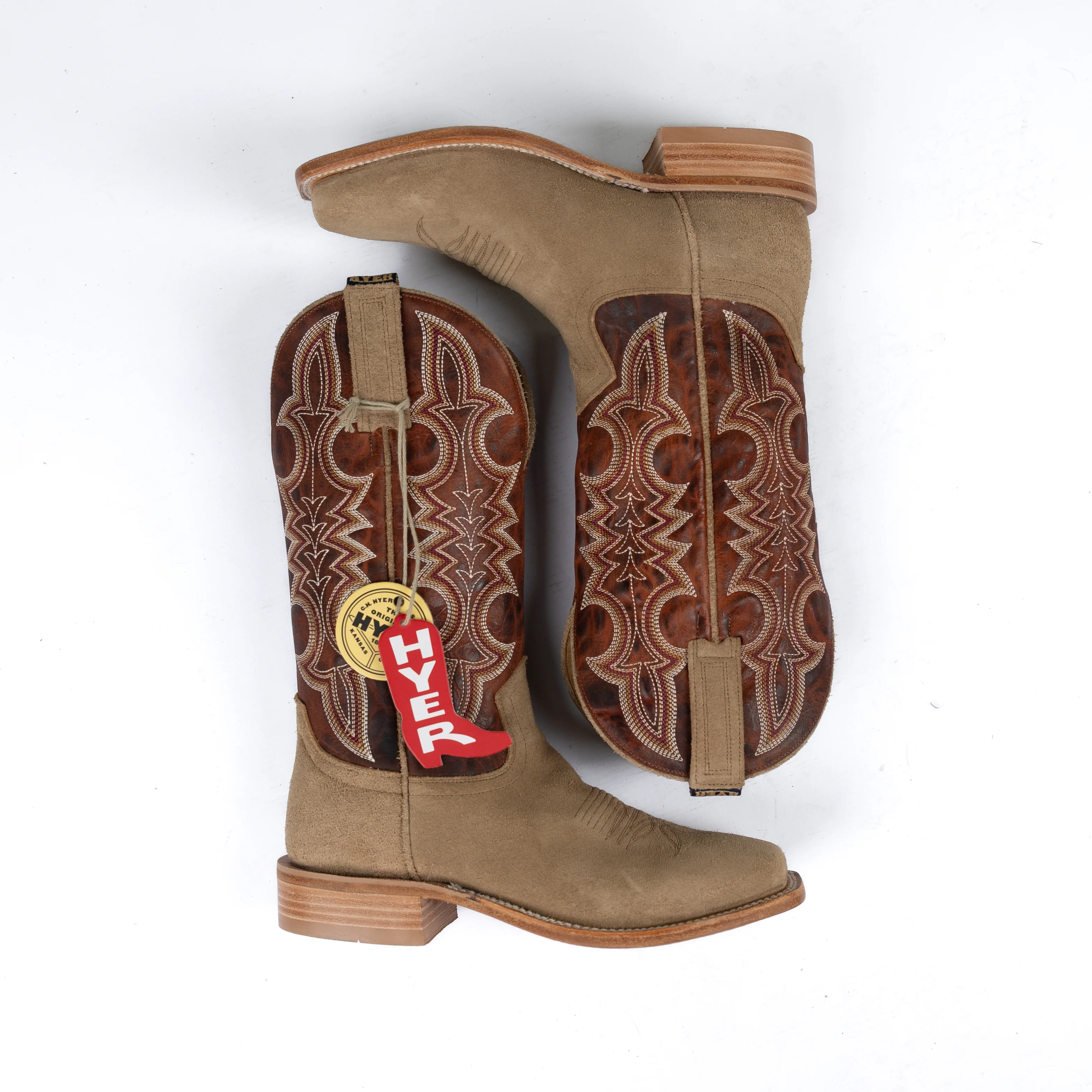 Men's Hyer Holton Roughout Square Toe Boots HM11020 - Image 7