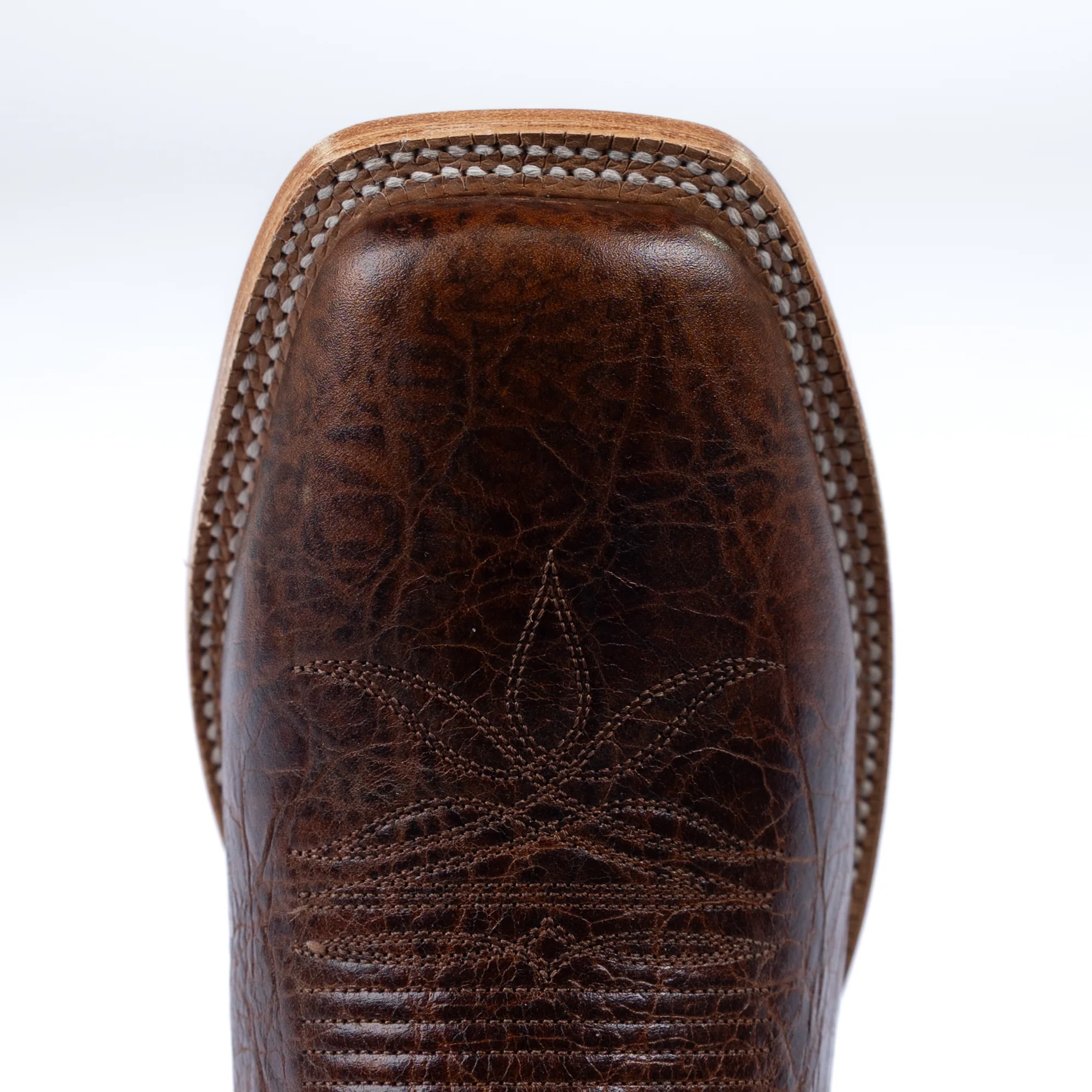 Men's Hyer Walton Brown Cowhide Broad Square Toe Boots HM11024 - Image 5