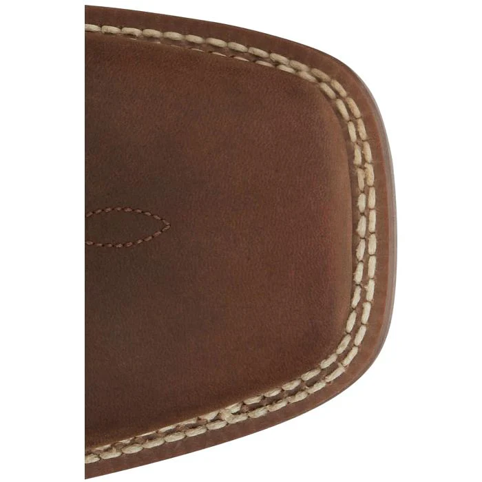 Justin Men's Big News Brown Wide Square Toe Boots FN7021 - Image 4