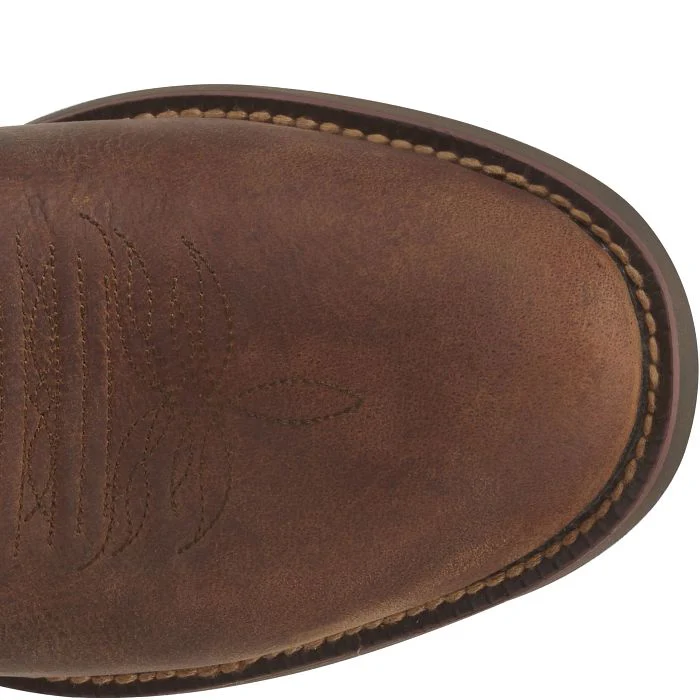 Justin Men's Buster Brown Round Toe Boots 7221 - Image 4