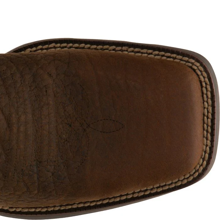 Justin Men's Chet Dark Brown Square Toe Boots 7222 - Image 4