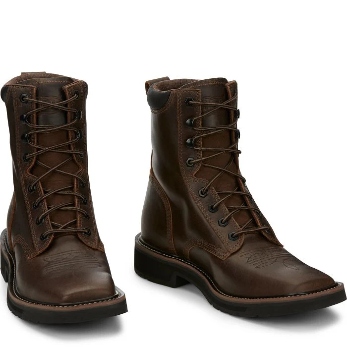 Men's Justin Pulley 8" Work Boot SE681 - Image 2