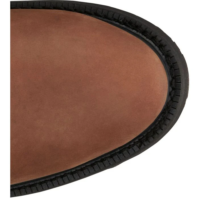 Men's Justin Round-Up Aged Bark Steel Toe Boots OW4764 - Image 4