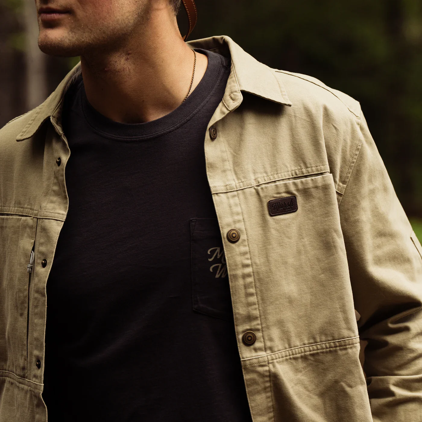 Men's Marsh Wear Delano Slate Green Shacket MWJ09-SLGR - Image 8