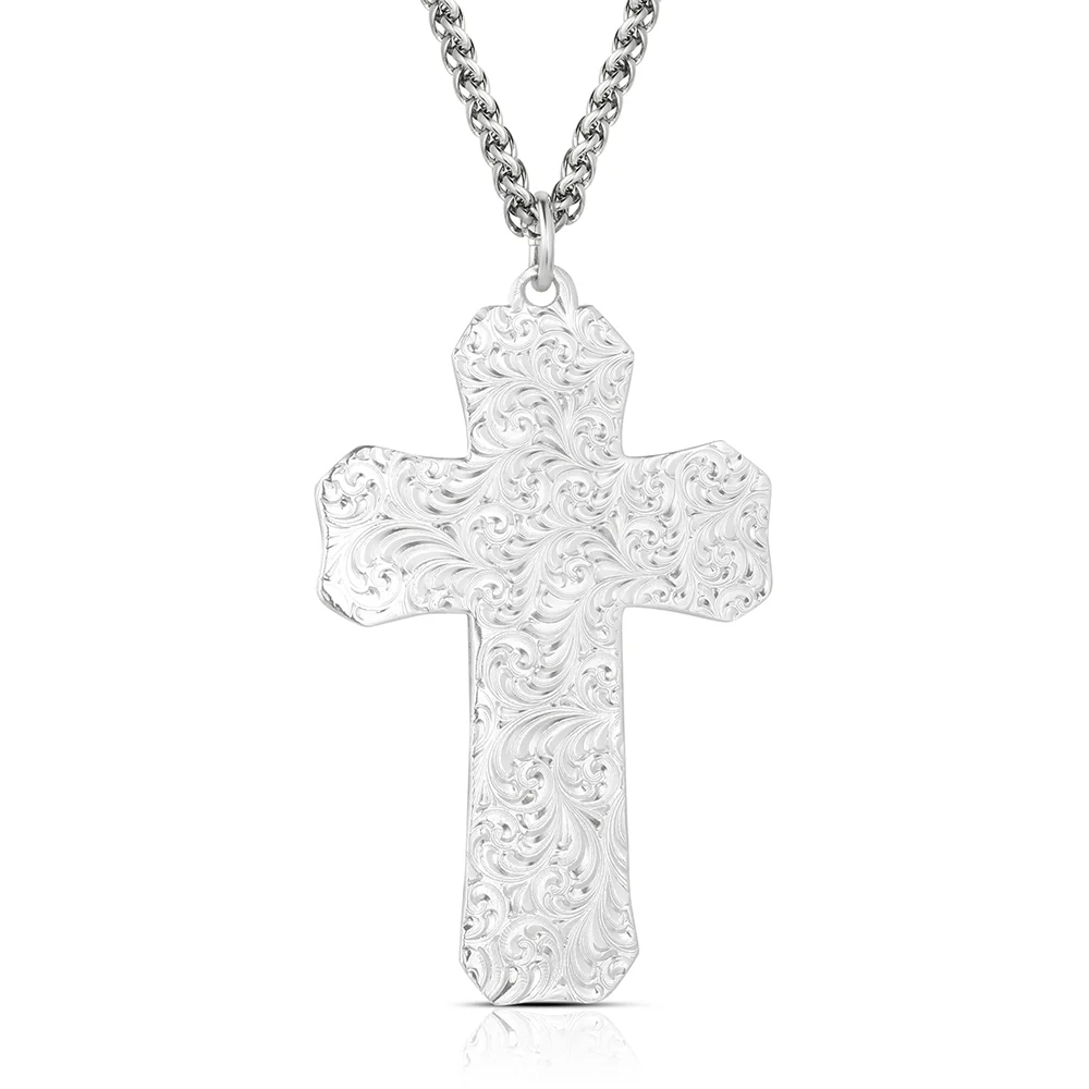 Men's Montana Silversmiths Faith & Freedom American Made Necklace AMNC6417 - Image 2