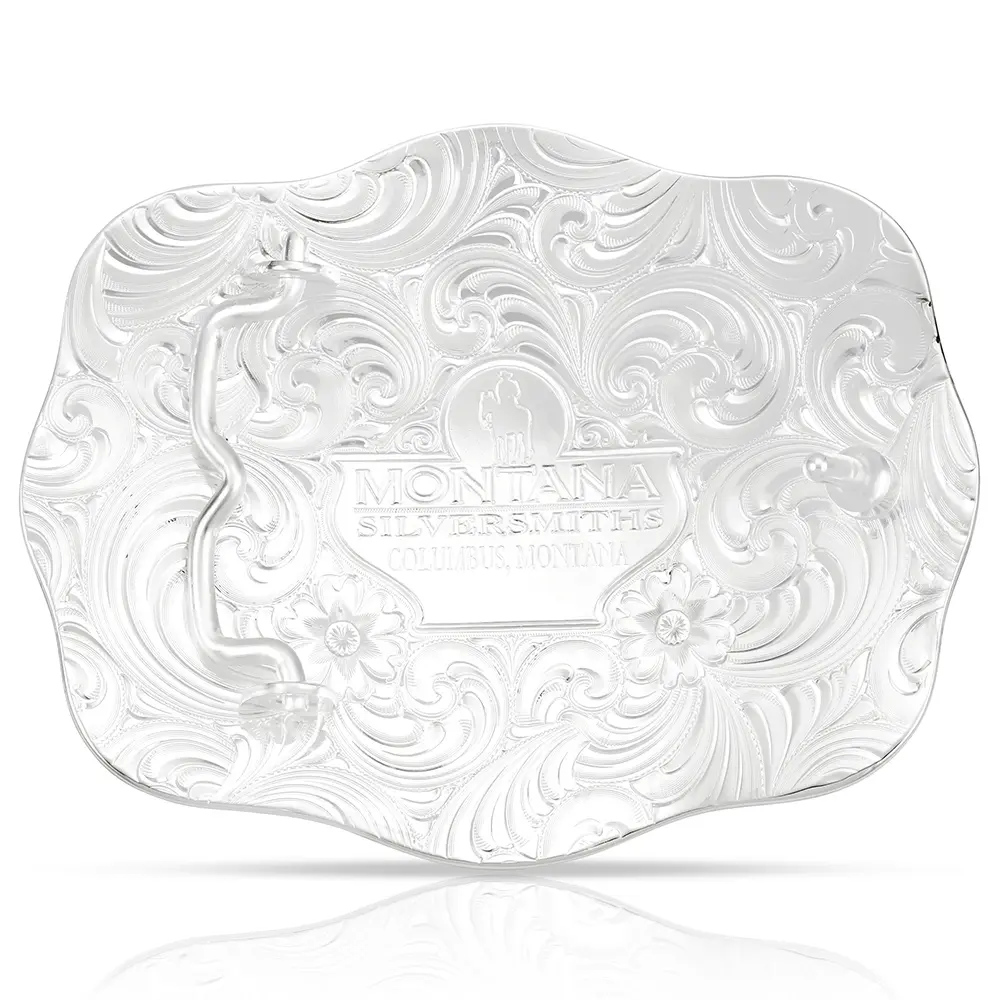 Men's Montana Silversmiths Four Star Buckle with Christian Cowboy 57610-731 - Image 2