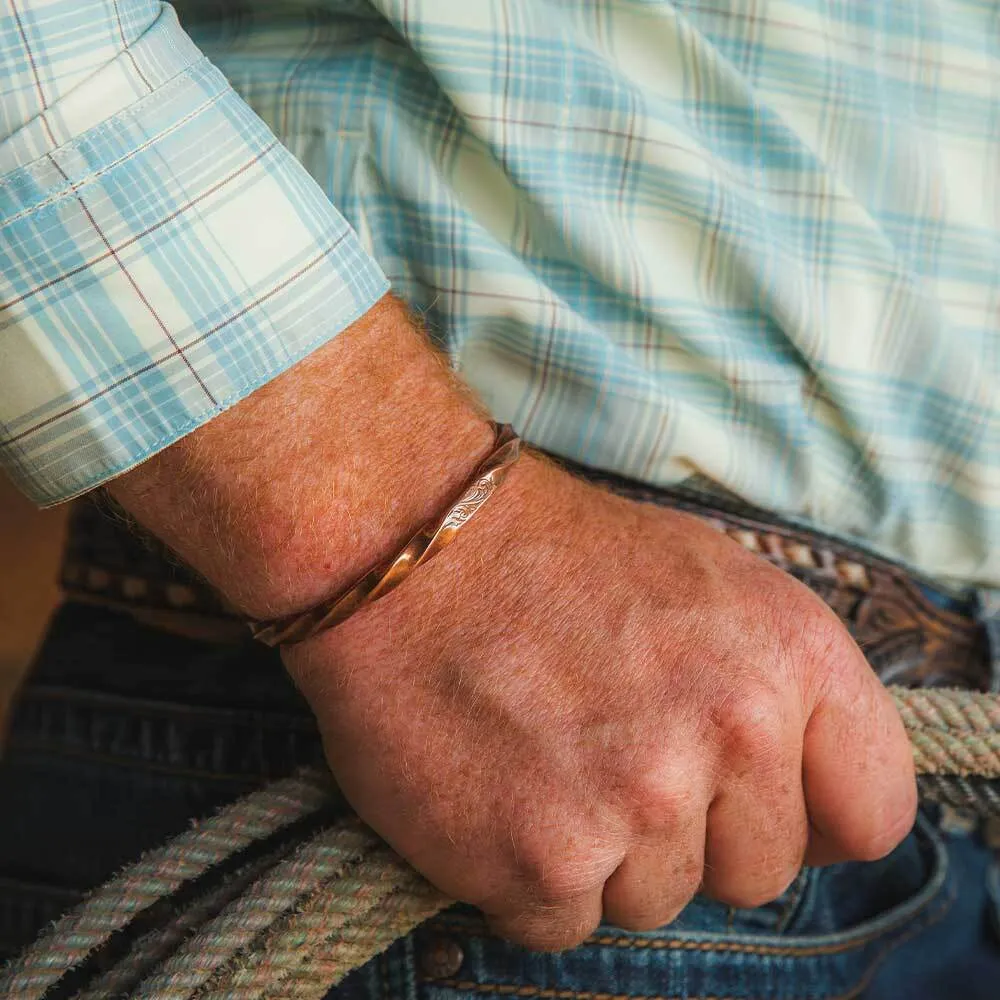 Men's Montana Silversmiths Rustic Solstice Cuff Bracelet BC6086 - Image 3