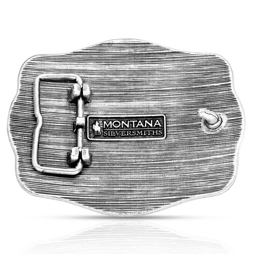 Men's Montana Silversmiths The Roundup Team Roper Buckle A1061P - Image 2