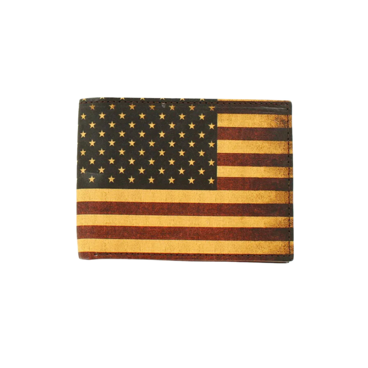 Men's Nocona American Flag Leather Wallet N5416697