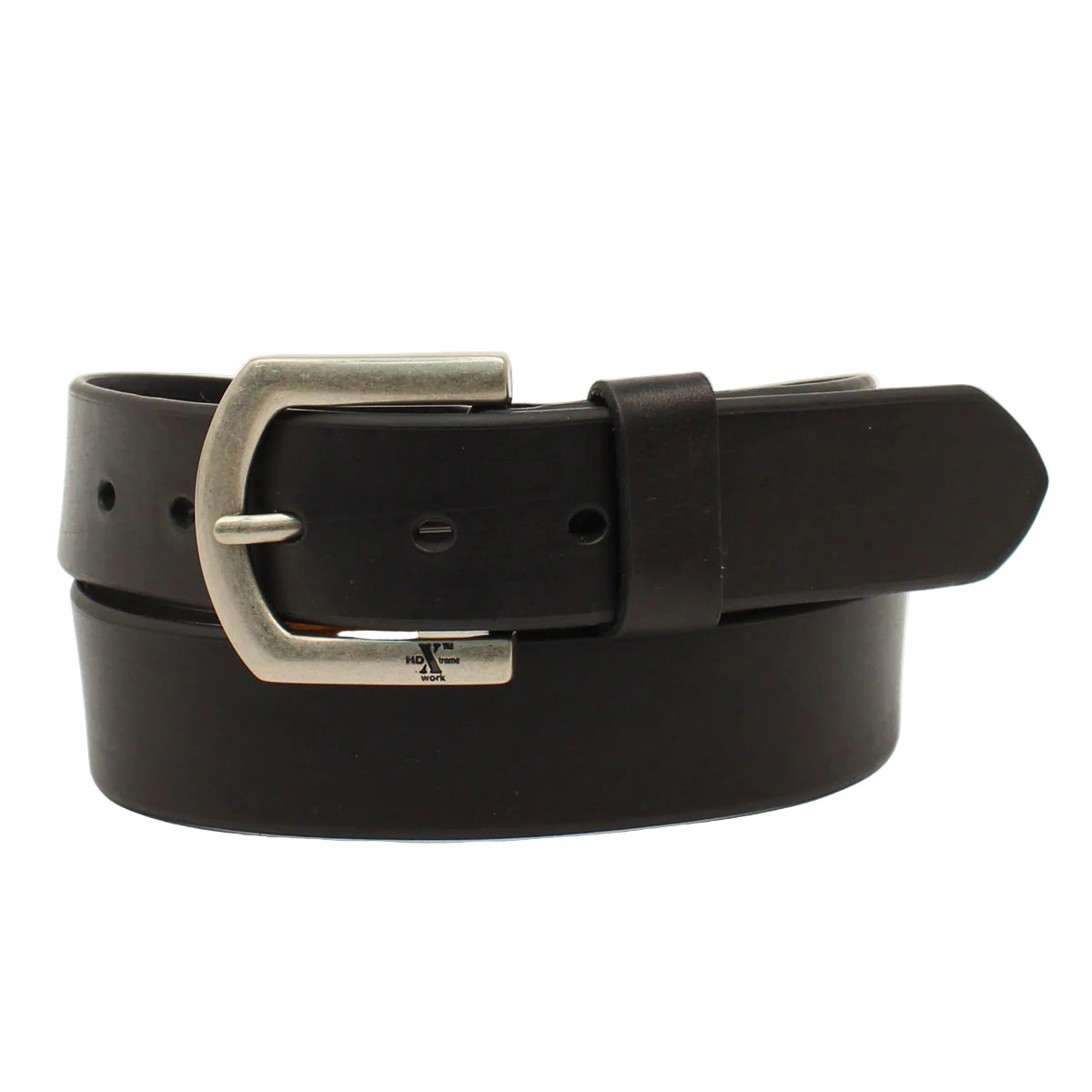 Men's Nocona Black Leather Non-Removable Buckle Belt N2710401