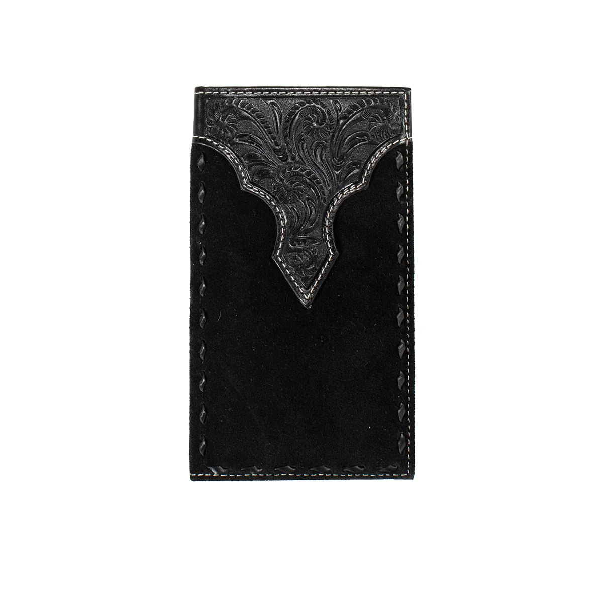 Men's Nocona Black Rodeo Style Genuine Leather Wallet N500044001