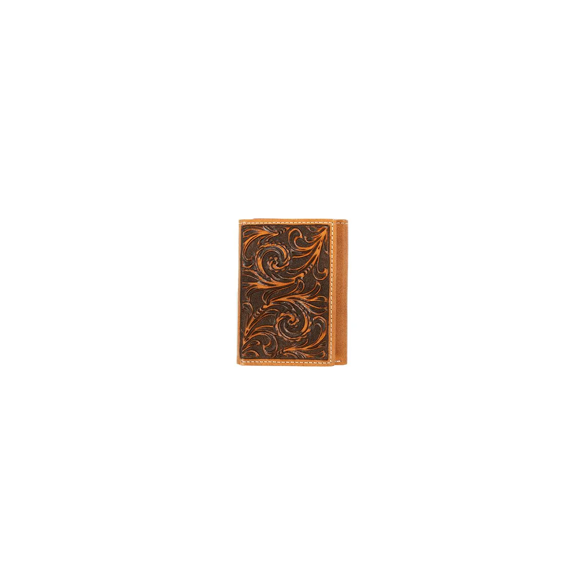 Men's Nocona Tan Trifold Style 100% Leather Wallet N500047208