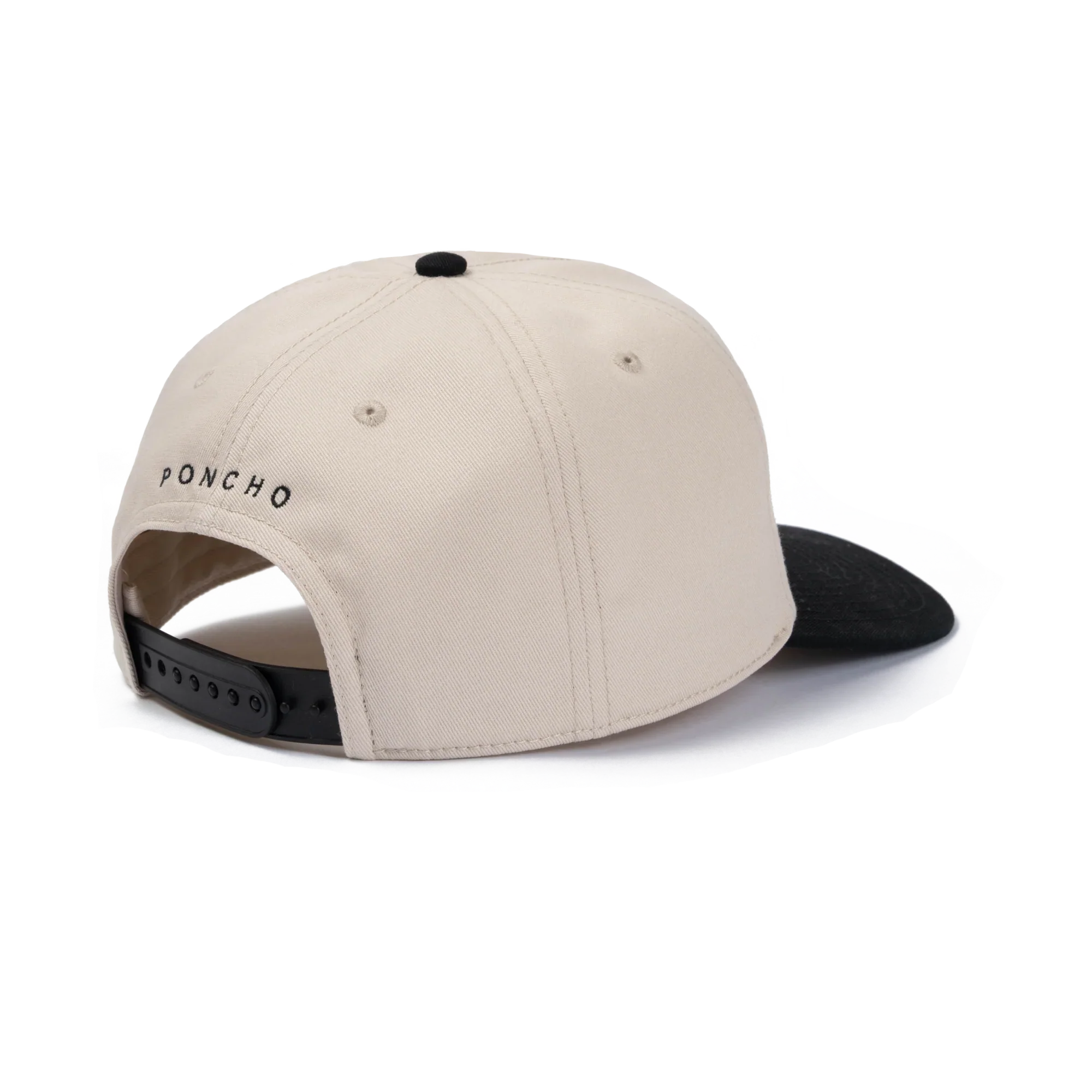 Men's Poncho Cream and Black "The Stable Hat" - Image 2