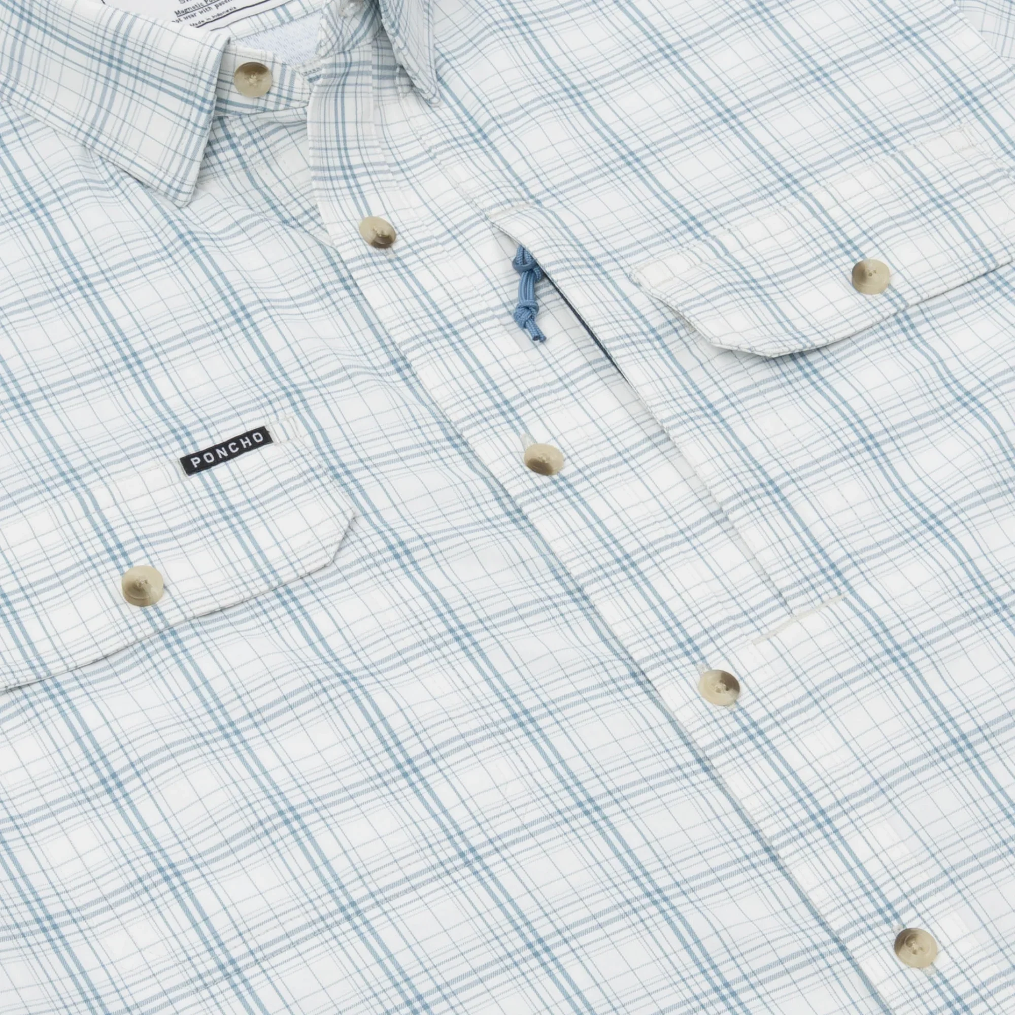 Men's Poncho Short Sleeve "The End Game" Button Up Shirt - Image 3