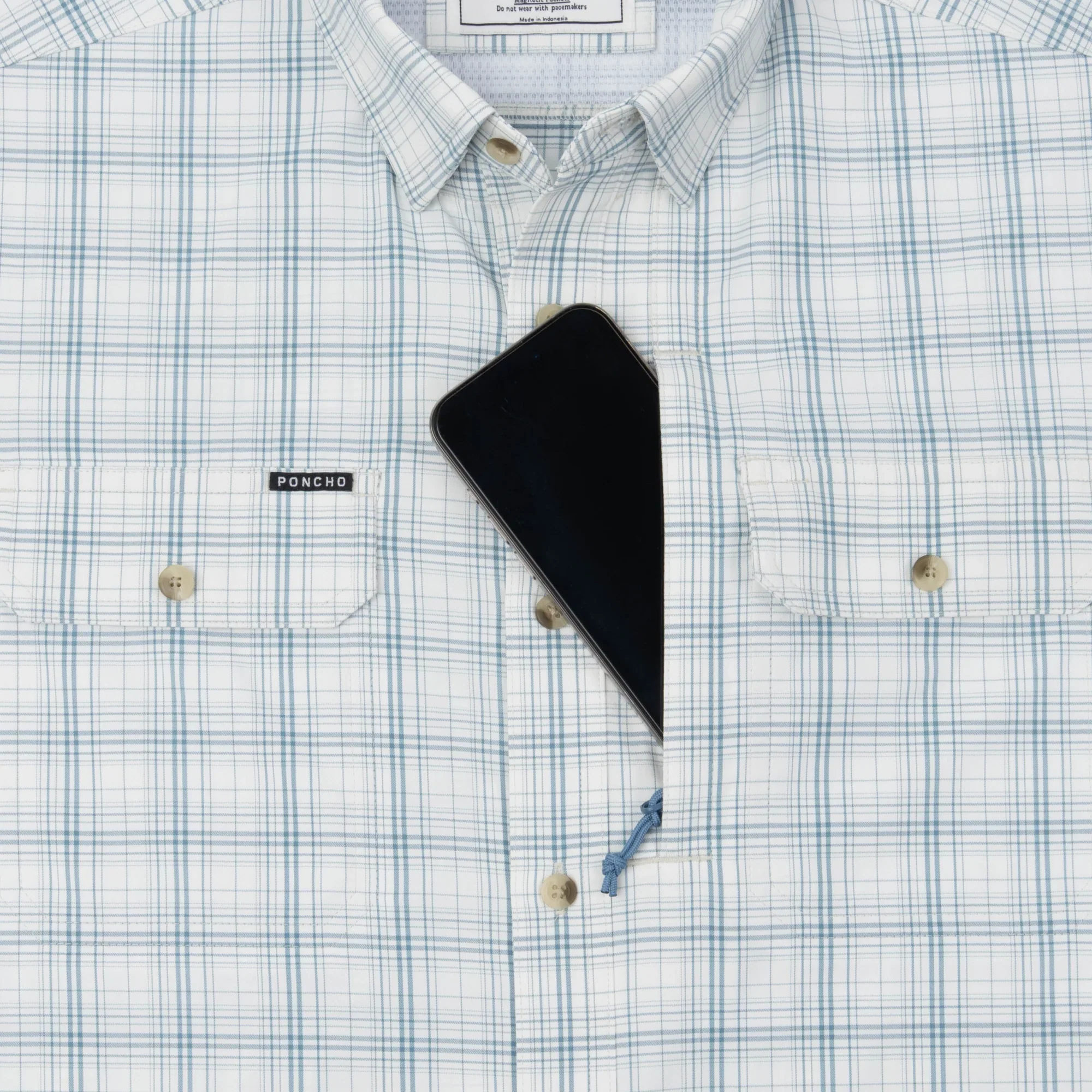 Men's Poncho Short Sleeve "The End Game" Button Up Shirt - Image 5