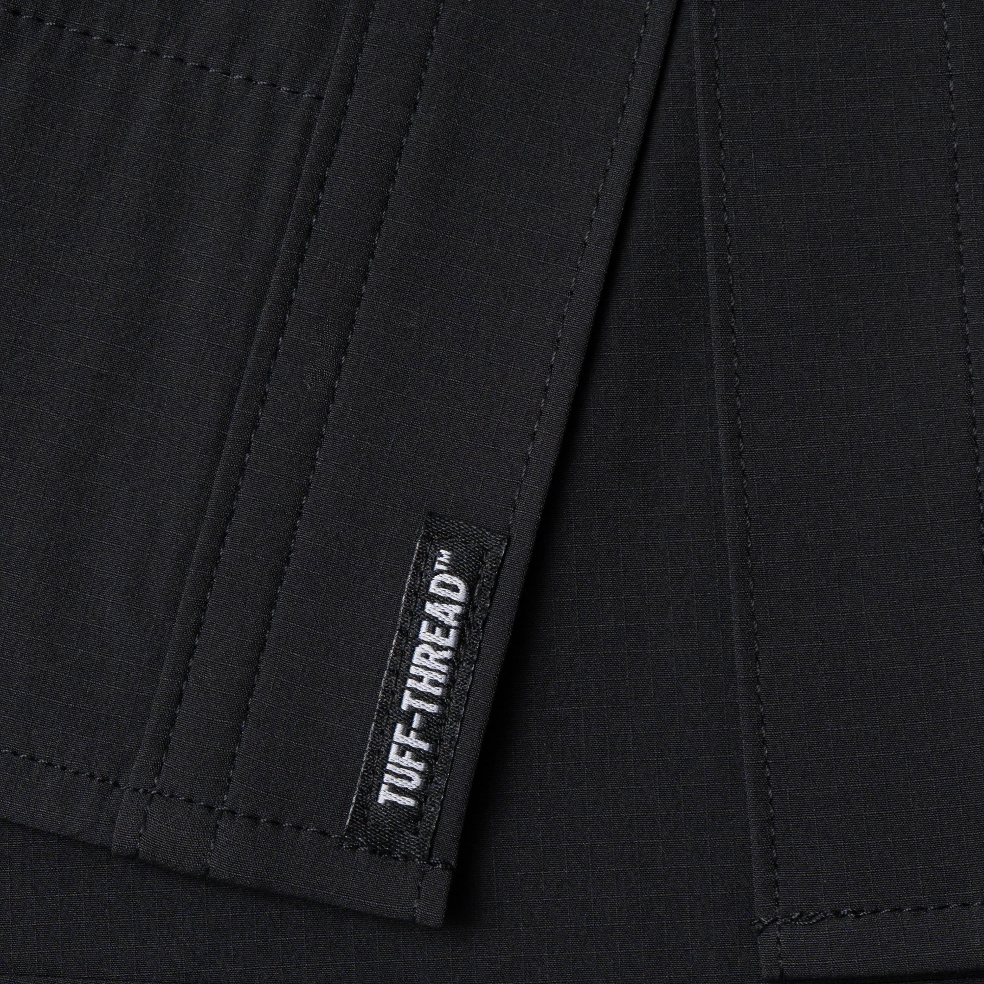 Men's Poncho "The Charro" Long Sleeve Black Regular and Slim Fit Snap Shirt - Image 6