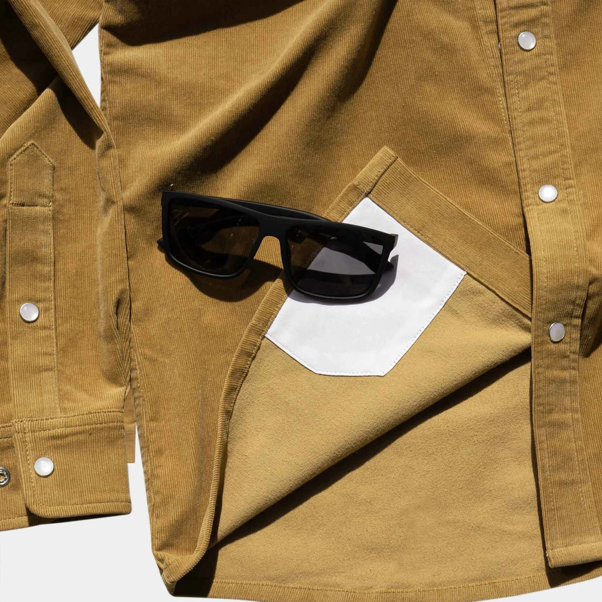 Men's Poncho "The Enfield" Long Sleeve Regular Fit Snap Shirt - Image 2