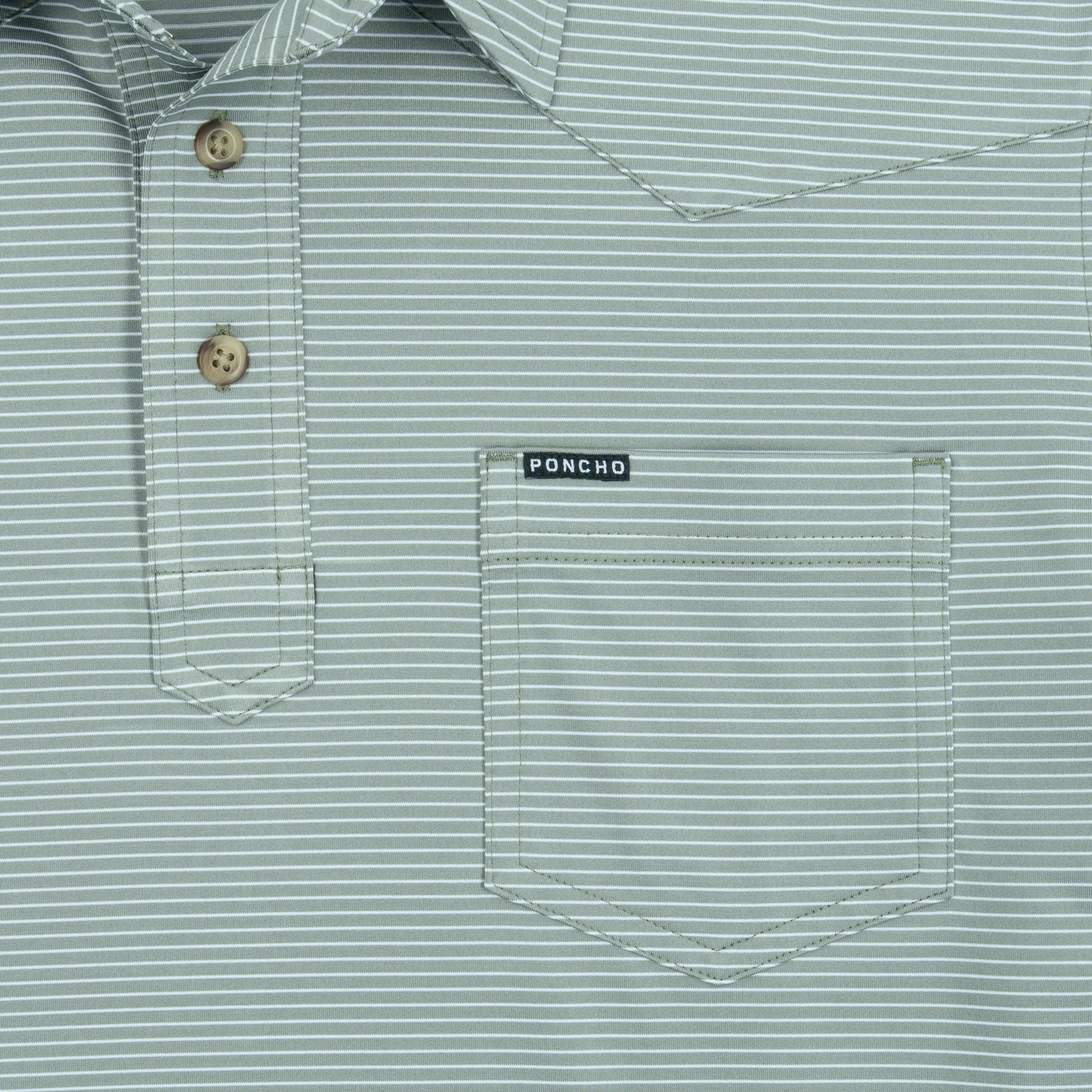 Men's Poncho "The Farm To Market" Short Sleeve Polo - Image 4