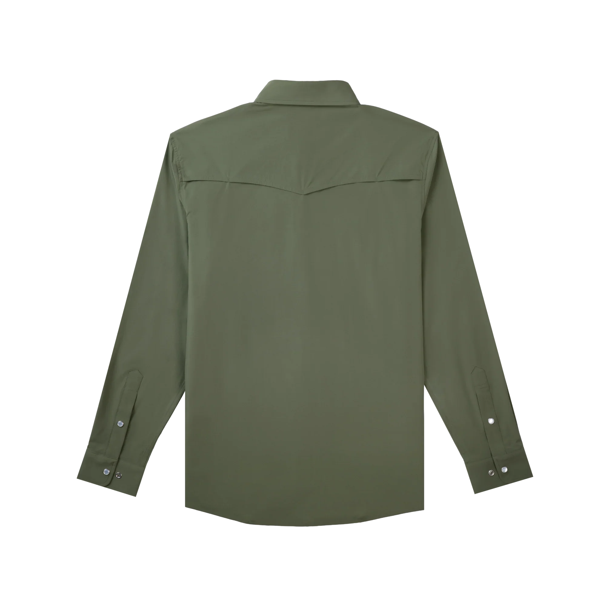 Men's Poncho "The Fence Stretcher" Long Sleeve Regular and Slim Fit Button Up Shirt - Image 2