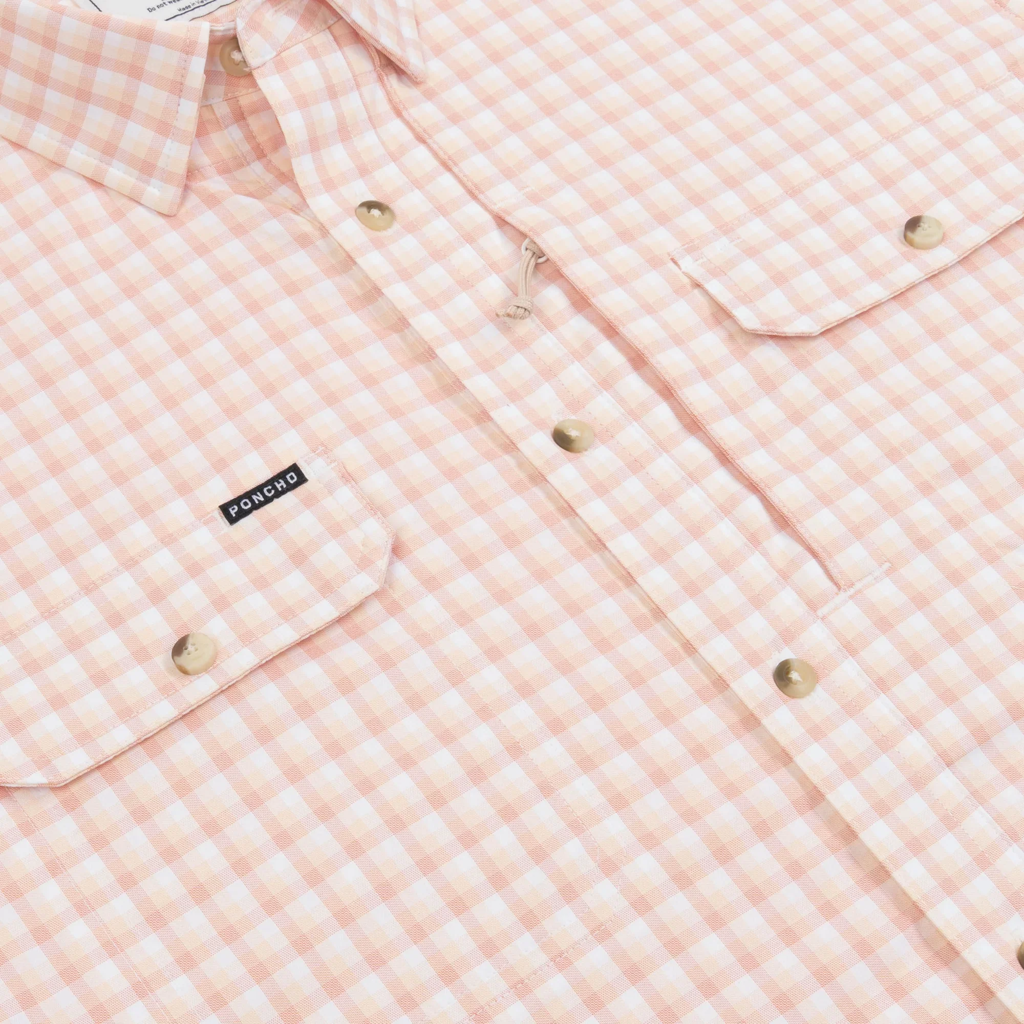 Men's Poncho "The Mud Bug" Short Sleeve Regular Fit Button Up Shirt - Image 3