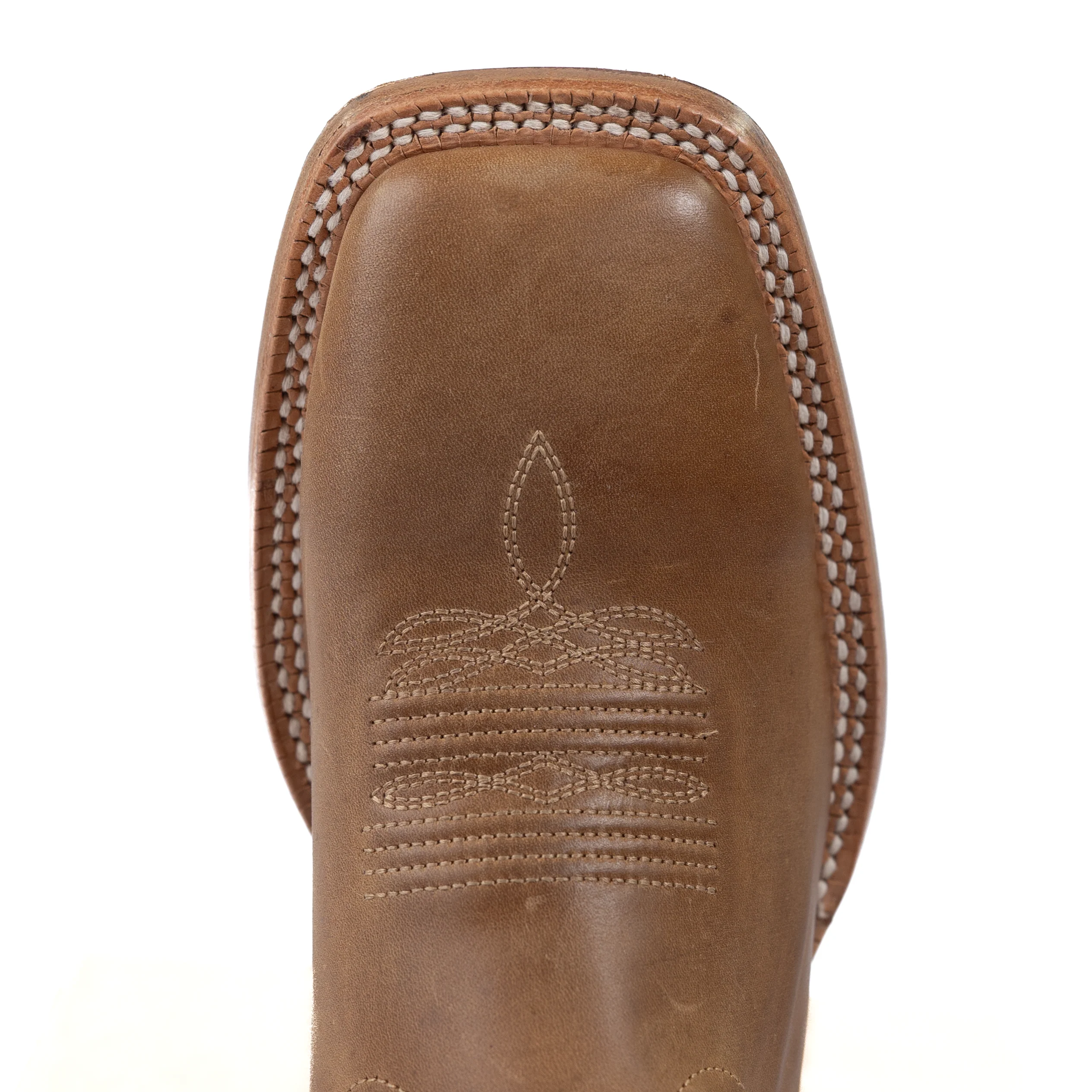 Men's R. Watson Ranch Sundial Brown Square Toe Boots WR0008 - Image 5