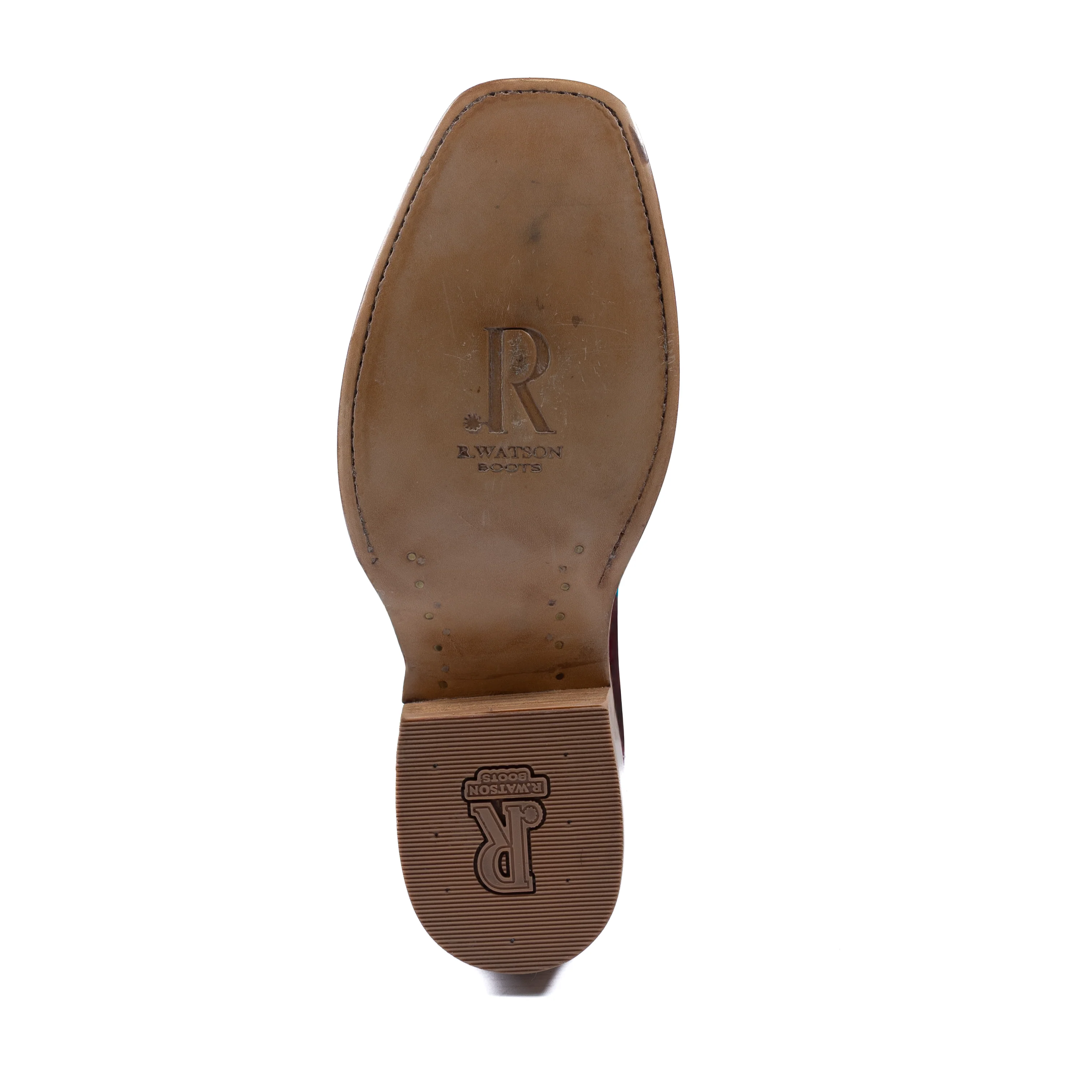 Men's R. Watson Roughout Rhubarb Narrow Toe Boots RW8211-1 - Image 6