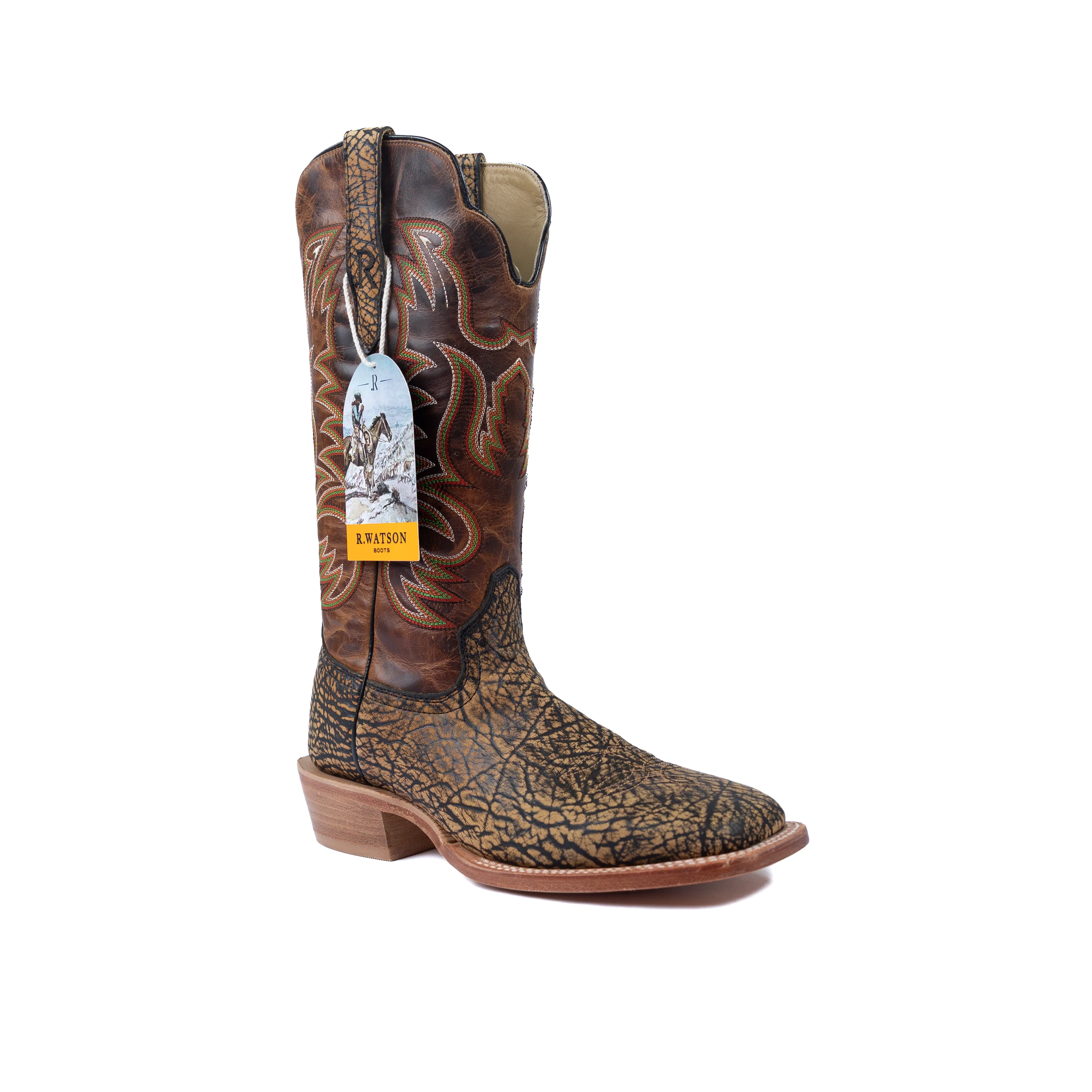 Men's R. Watson Shrunken Shoulder Whiskey Wide Square Toe Boots RW7120-2