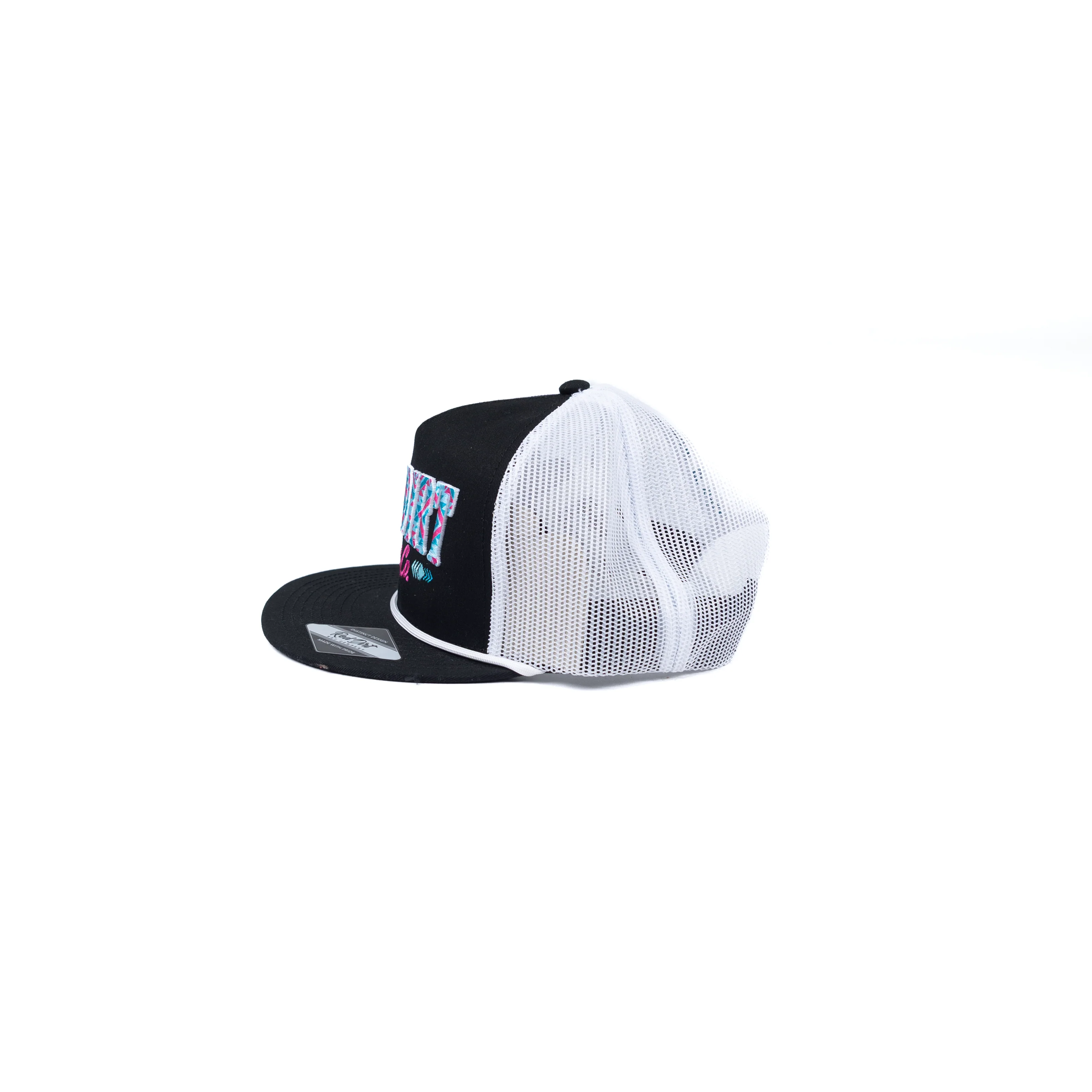 Men's Red Dirt Hat Co Black/White Straight Shooter Cap RDHC-561 - Image 2