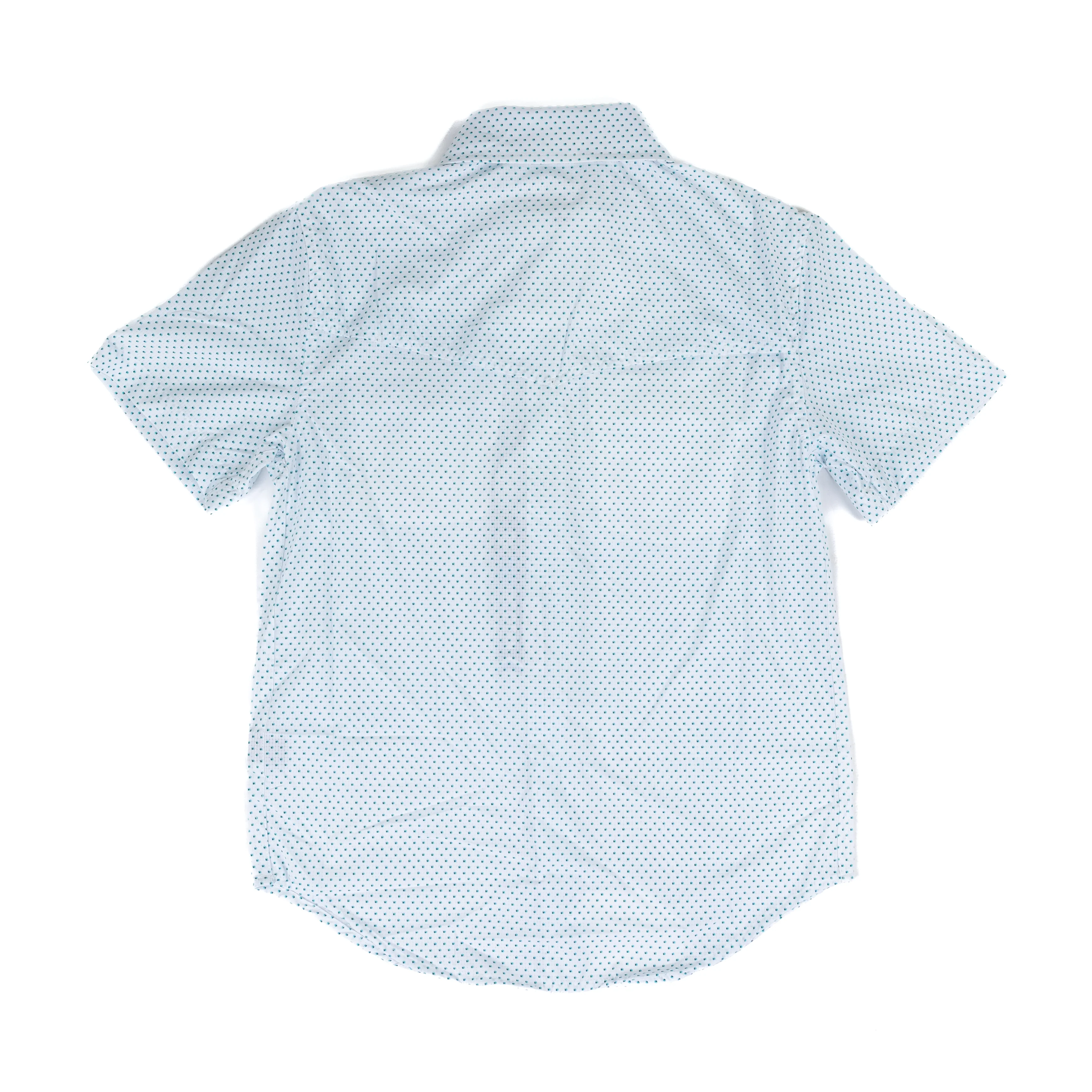 Men's Rock and Roll Short Sleeve White Geo Print Tek Shirt BMN3S08792 - Image 2
