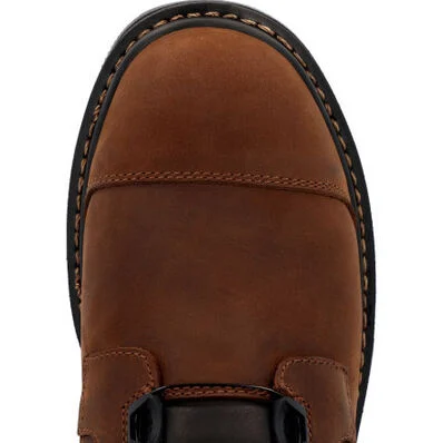 Men's Rocky Rams Horn Boa Brown Composite Toe Waterproof Work Boots RKK0390 - Image 6