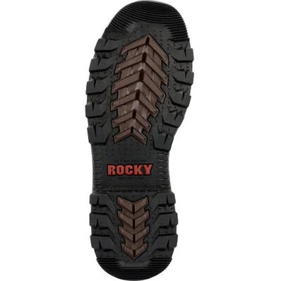 Men's Rocky Rams Horn Boa Brown Composite Toe Waterproof Work Boots RKK0390 - Image 7