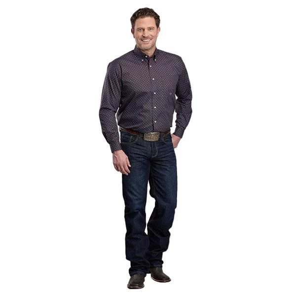 Men's Roper Long Sleeve Button Winter Foulard Western Shirt 03-001-0326-1022 - Image 2