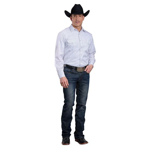Men's Roper Long Sleeve Snap Yarn Dyed Snap Up Shirt 01-001-0144-1085 - Image 2