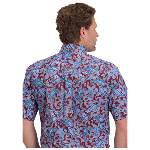 Men's Roper Short Sleeve Amarillo Allover Shirt 03-002-0326-4036 - Image 2