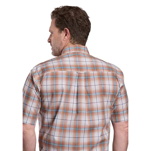 Men's Roper Short Sleeve Rust Saltillo Plaid Button Down Shirt 03-002-0379-3020 - Image 3