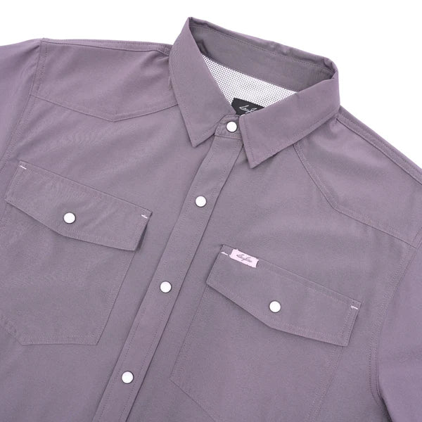 Men's SanJac Mulberry Snap Up Shirt COAHUILA-S/S-MUL - Image 2