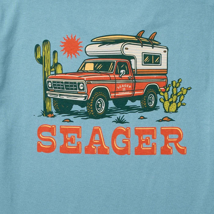 Men's Seager Baja Ocean Breeze T-shirt MTSP26BAJABLU - Image 3