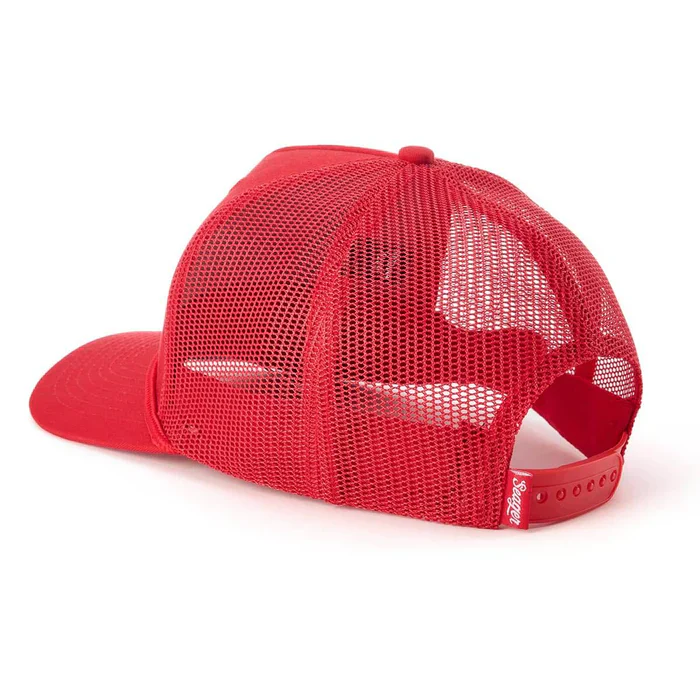 Men's Seager Big USA Trucker Snapback Red MHSU25BIGUSARED - Image 3