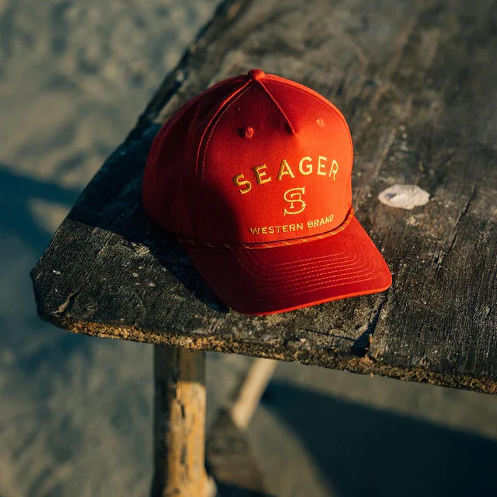 Men's Seager Marron Branded Snapback MHSP26BRANDRED - Image 6