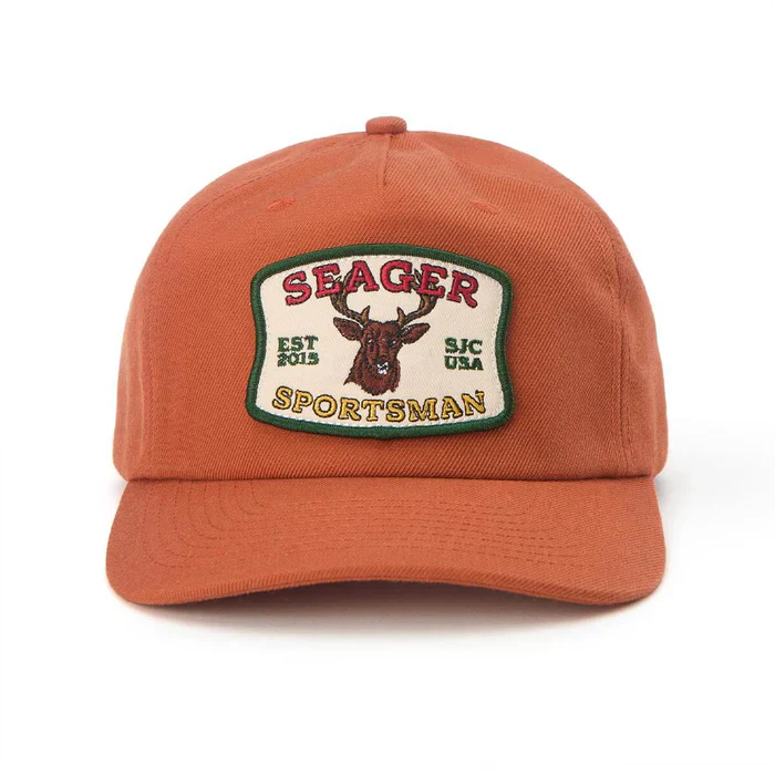 Men's Seager Orange Sportsman Snapback MHF25SGRSPTORG - Image 2