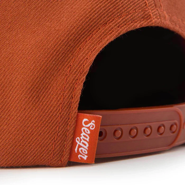 Men's Seager Orange Sportsman Snapback MHF25SGRSPTORG - Image 4
