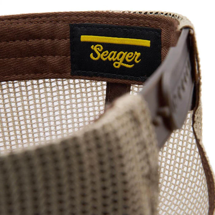 Men's Seager Tan and Brown Herd Trucker Snapback MHSP26HERDBRN - Image 6
