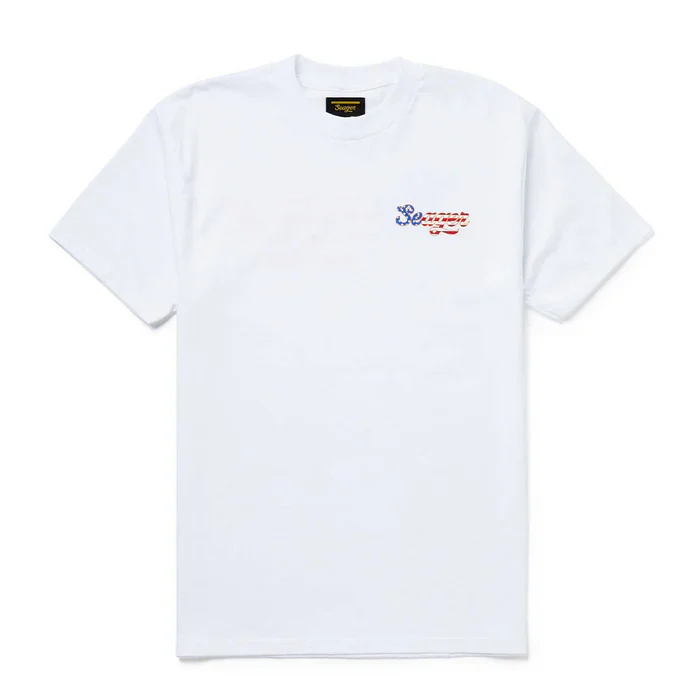 Men's Seager USA Russ Tee White MTSU25USARUSSWHT