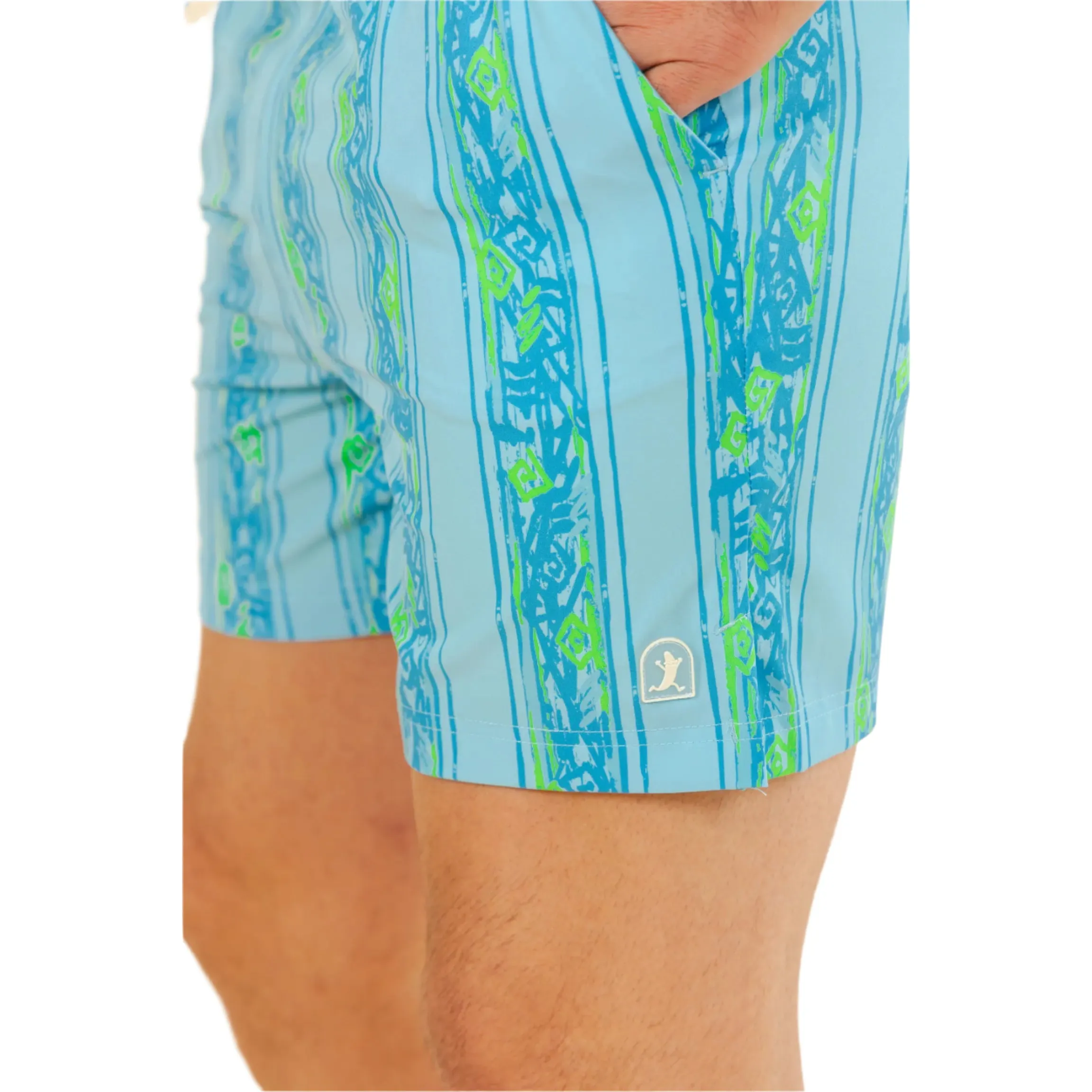 Men's Shinesty 8" Seam Swim Trunks - Image 2