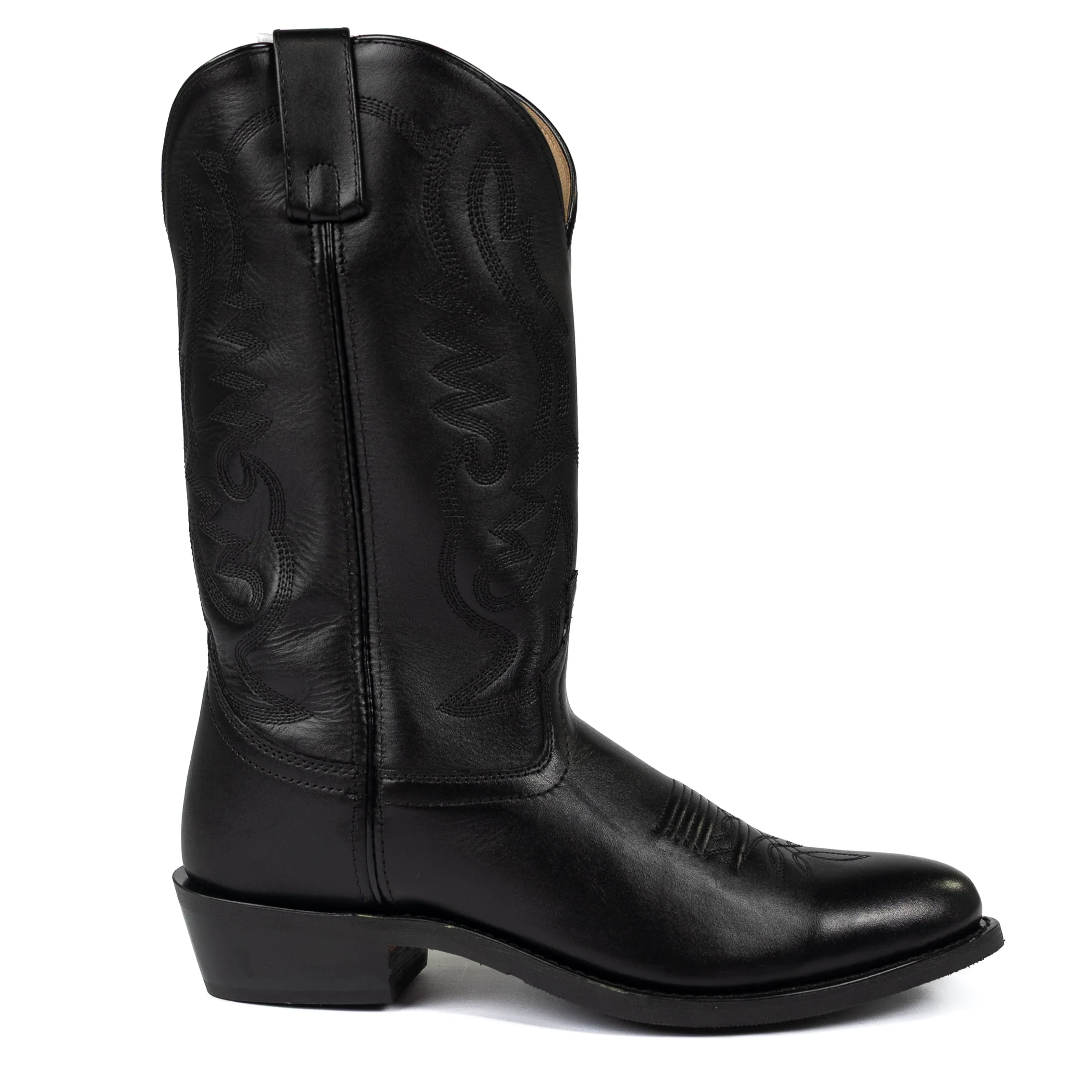 Men's Smoky Mountain Black Round Toe Boots 4032 - Image 3