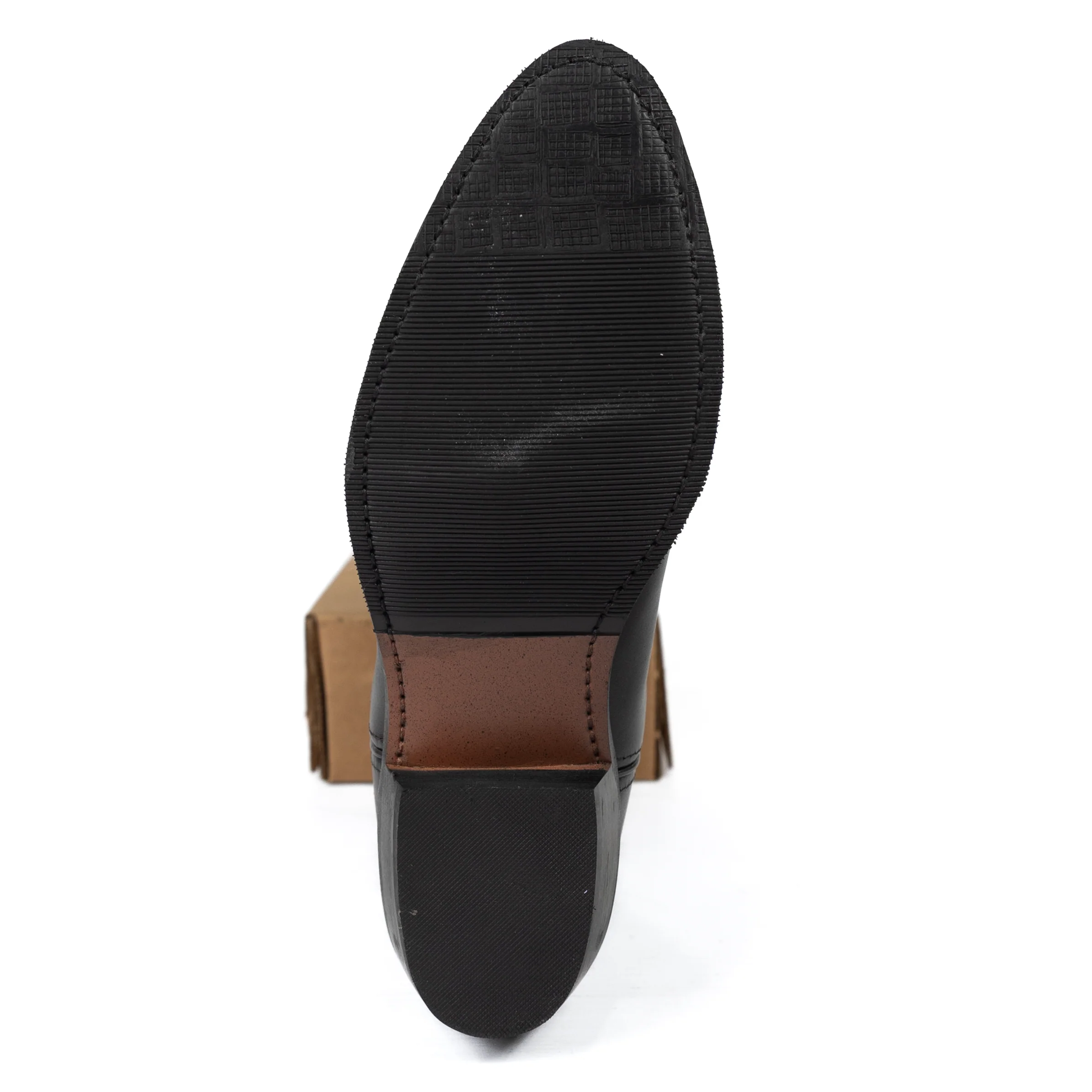 Men's Smoky Mountain Black Round Toe Boots 4032 - Image 6